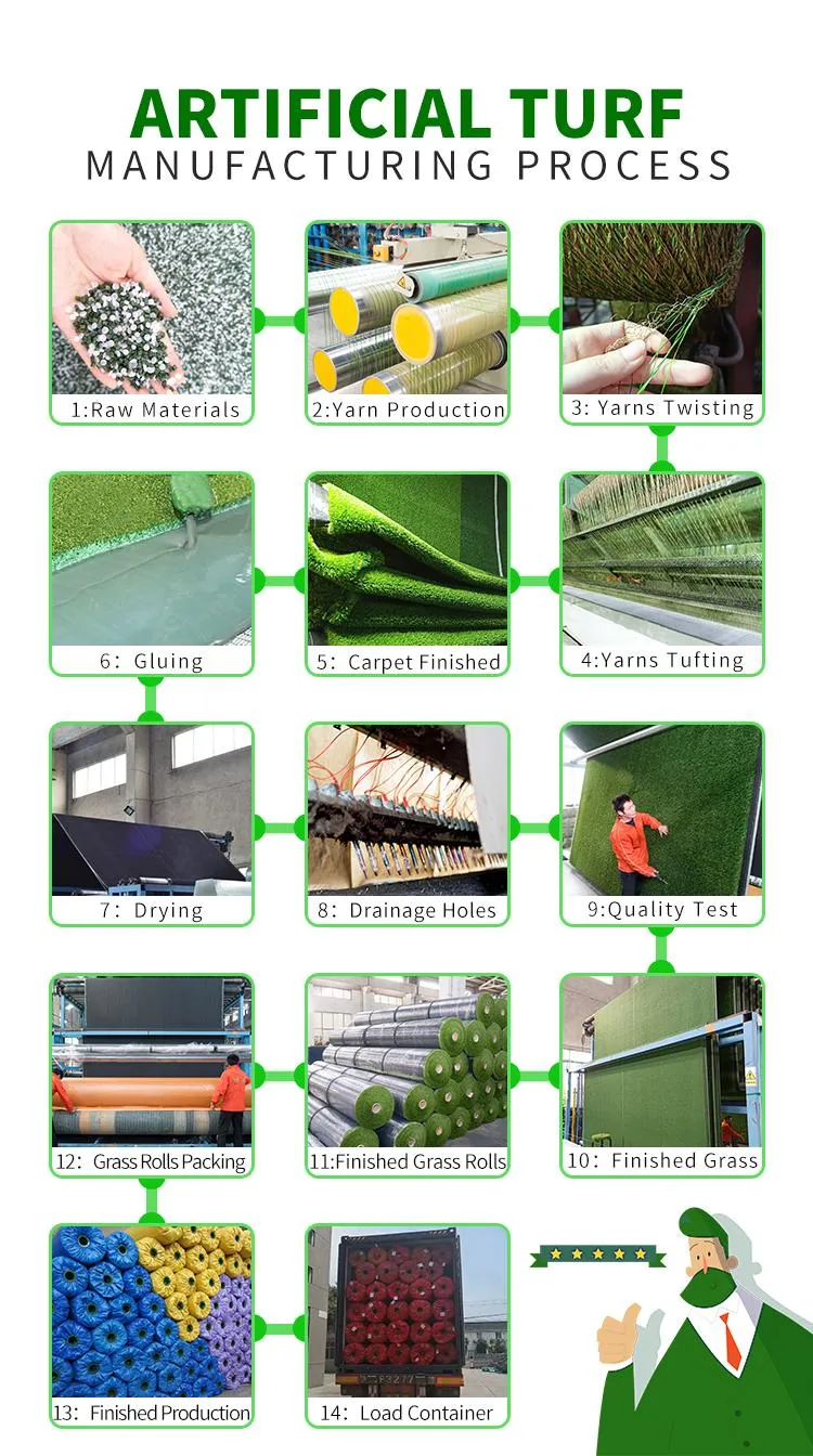 50mm 60mm Fifa Quality Certification Artificial Grass for Soccer / Football Sports Pitch Synthetic Grass for Futsal Football Field Court