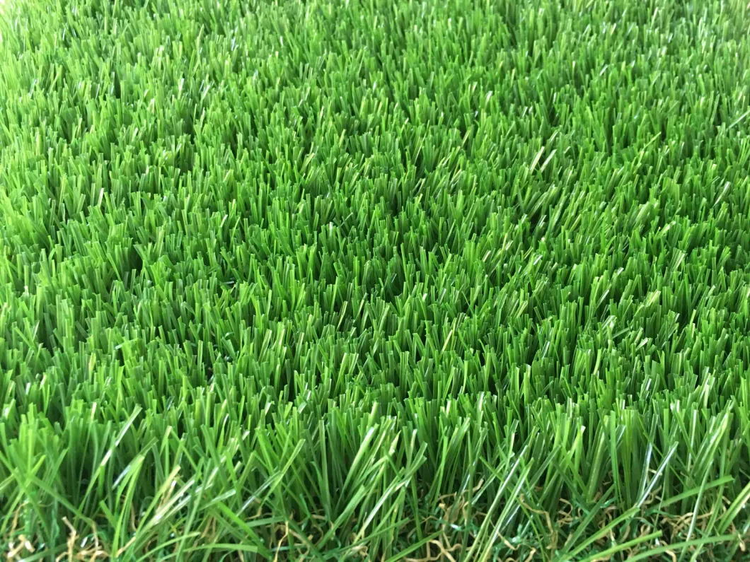 Chinese Facroty High Density Landscape Artificial Turf Residential Lawn for Home Front Yard Garden Playground Synthetic Grass