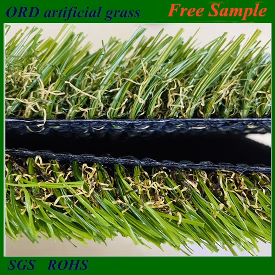 Commercial Backyard PP+PE Artificial Grass Synthetic Turf Faux Lawn