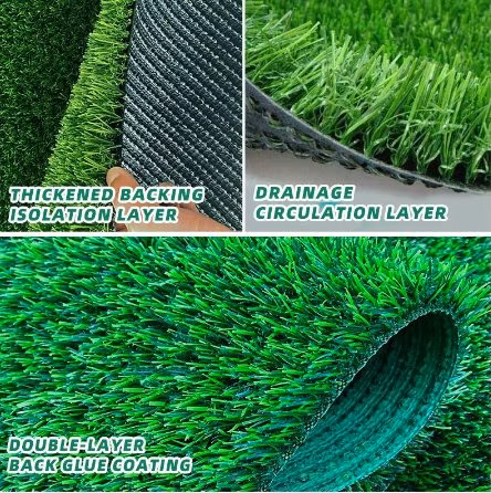 LVBAO Home Decoration Floor Carpet Tiles Landscape Lawn Wholesale Artificial Grass